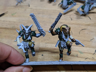 These were started during my Contrast Paints demo Beastmen WIP
