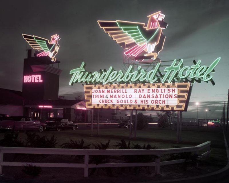 Vintage Las Vegas — Riviera. Las Vegas, May 1955. Photo by Loomis Dean