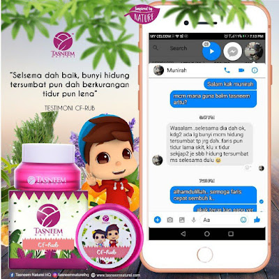 Testimoni balm cf rub tasneem naturel