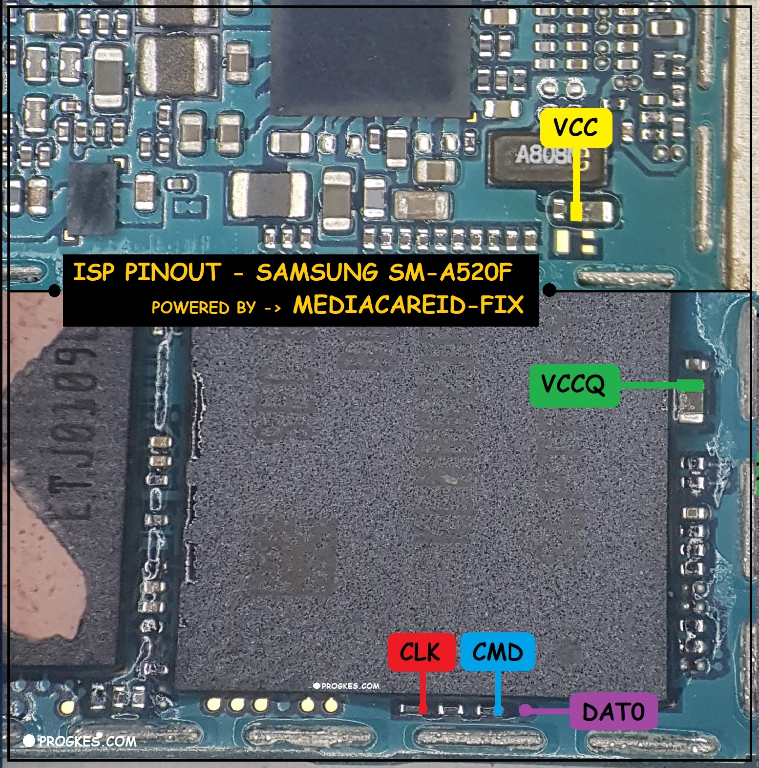MEDIA CARE TELEKOMUNIKASI INDONESIA ISP PINOUT SAMSUNG SMA520 (A5 2017)