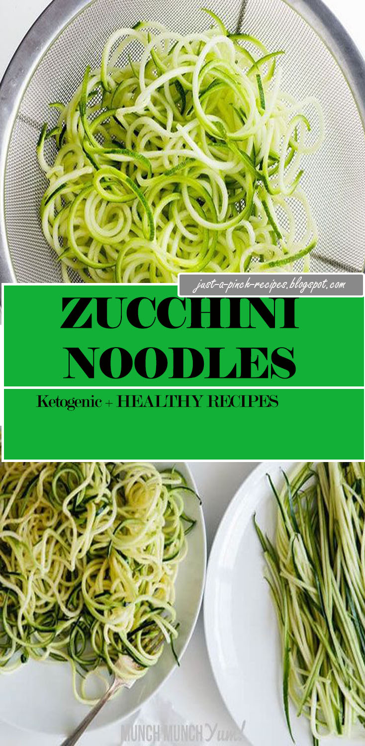 ZUCCHINI NOODLES Just A Pinch Recipes