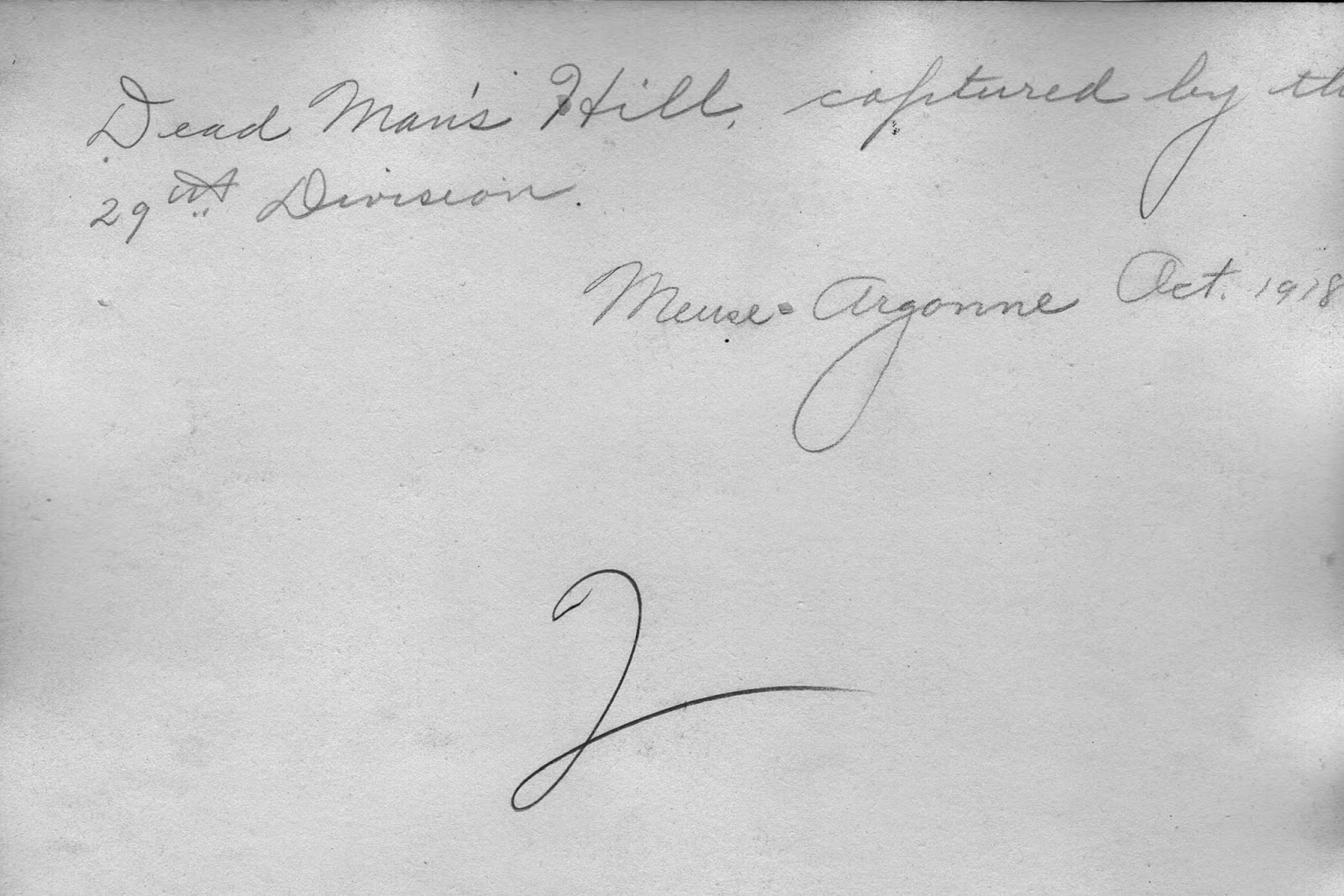 WWI Photos Dead Man's Hill