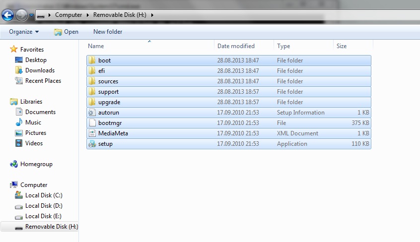 How to make a Bootable Pendrive using CMD ~ Techetarian