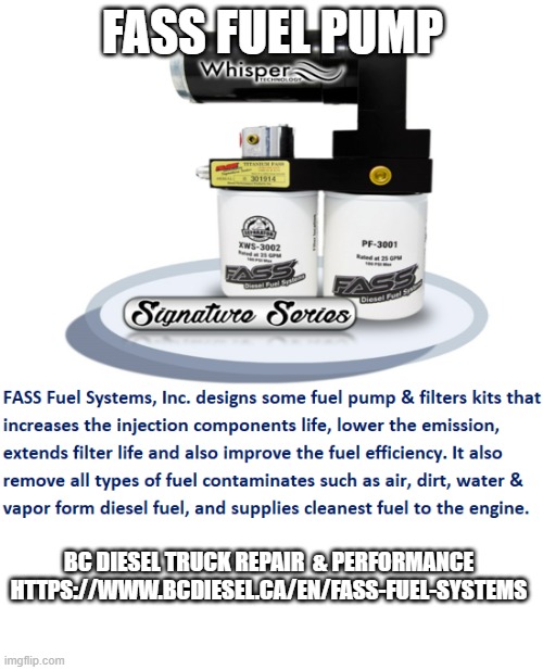 FASS Titanium Series Fuel Pump