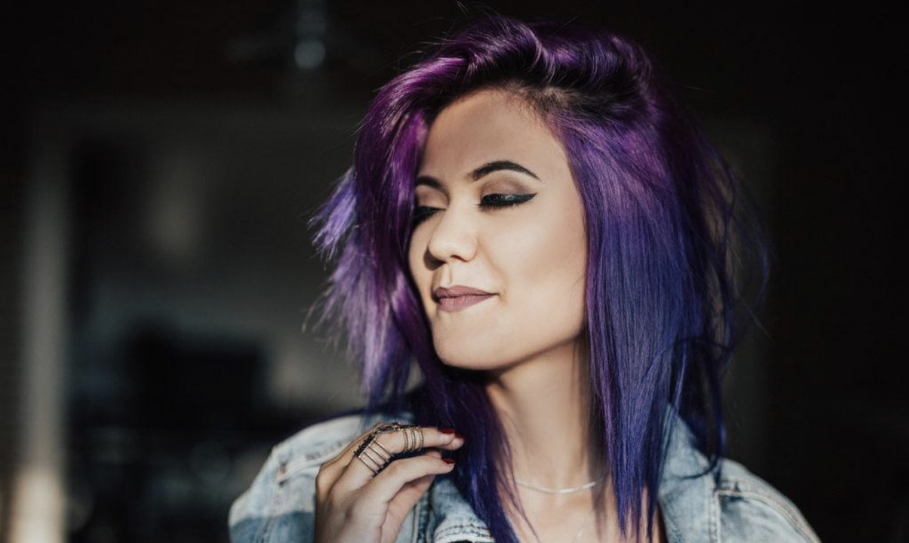 easy purple hair color