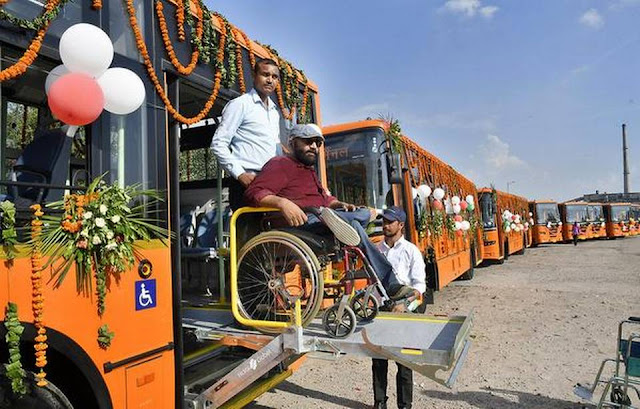 DELHI GETS NEW WOMEN FRIENDLY BUSES