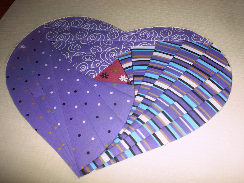 Sophie Isobel DIY Iris Folded Heart Valentine's Card