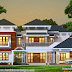 3374 sq-ft 4 bedroom sloping roof house