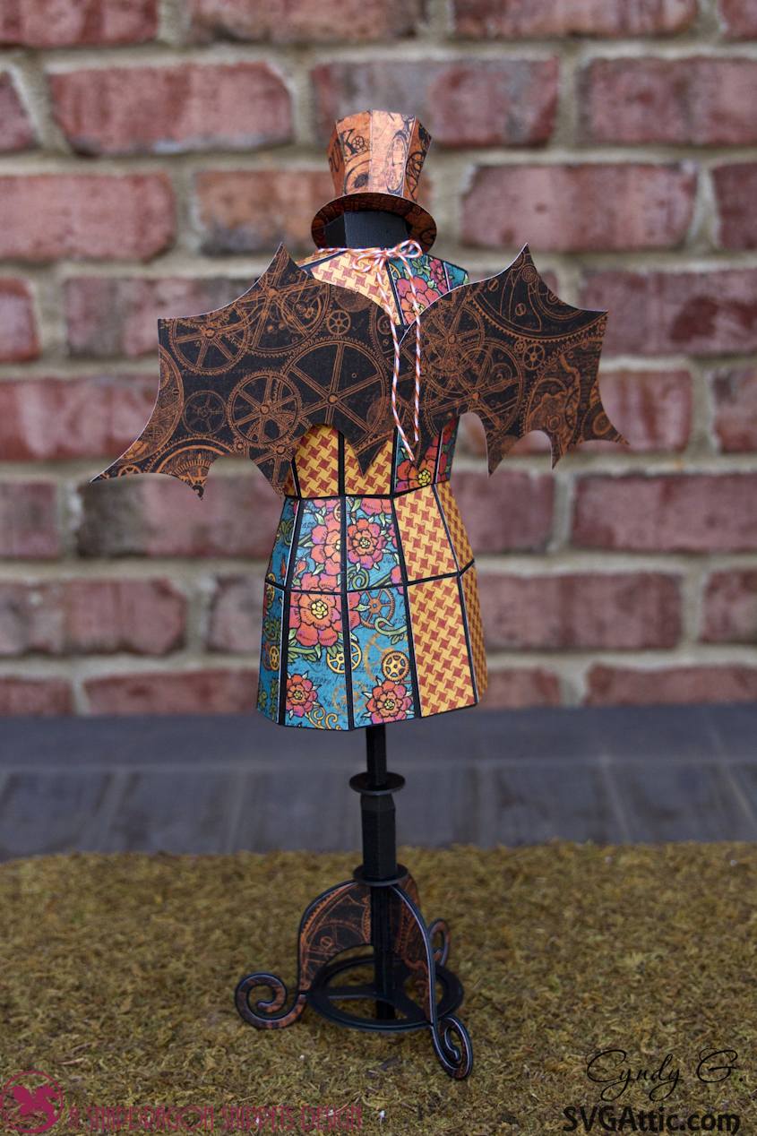 SVG Attic Blog Steampunk Dressform with Cyndy G.