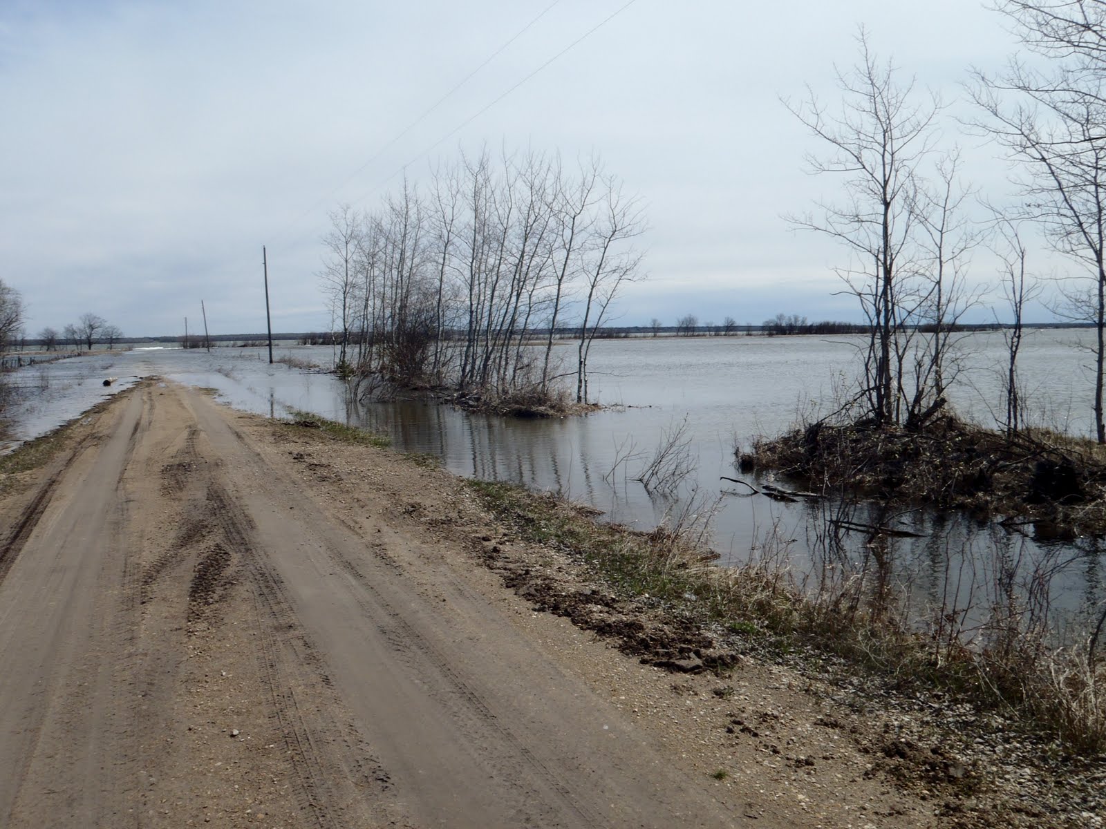 The changing scene Lake St. Martin