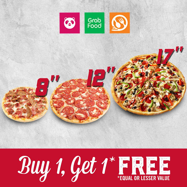 Manila Shopper Sbarro Buy1 Get1 Pizza Promo