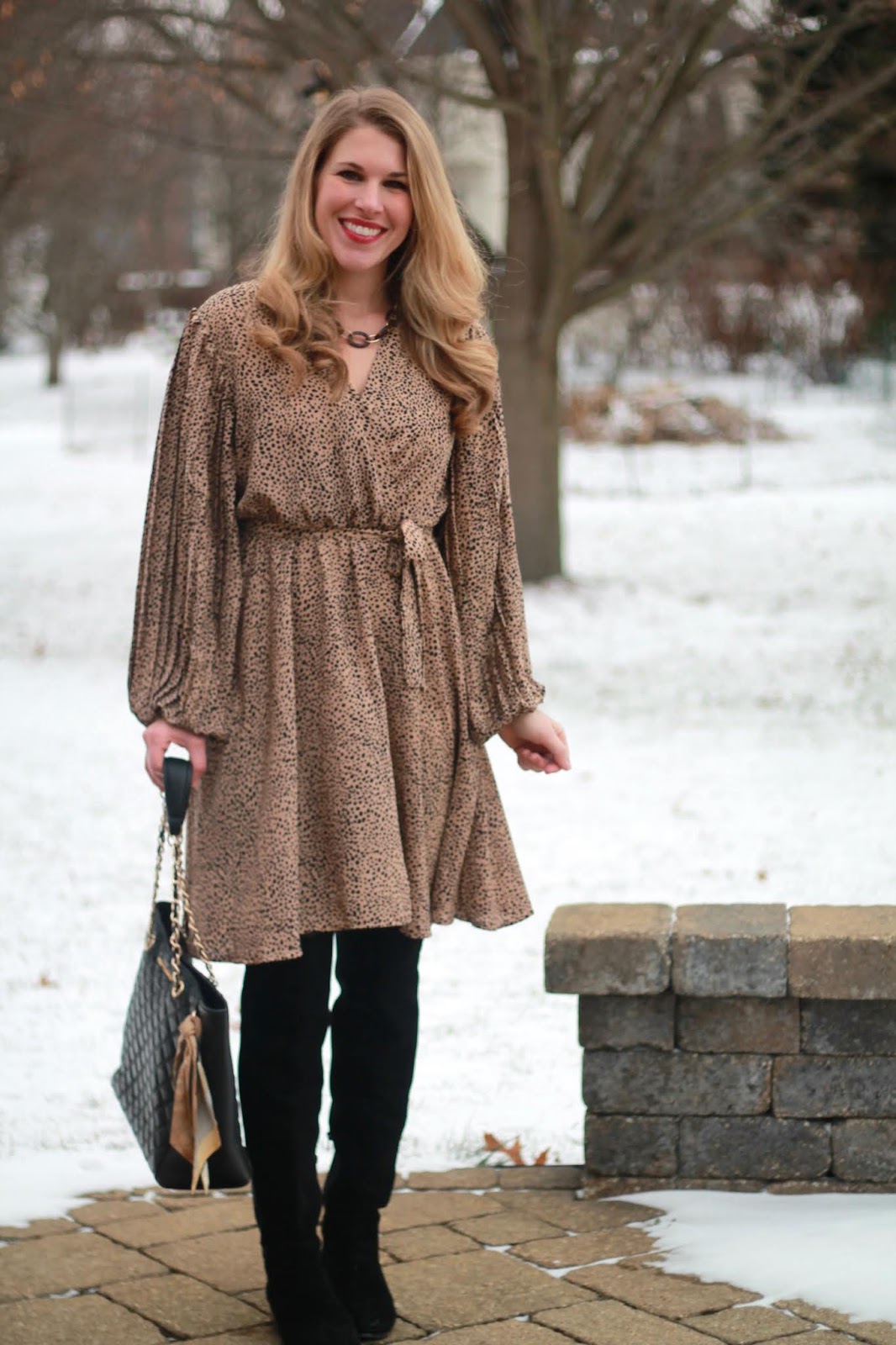 Wearing Tall Boots with Dresses & Confident Twosday Linkup