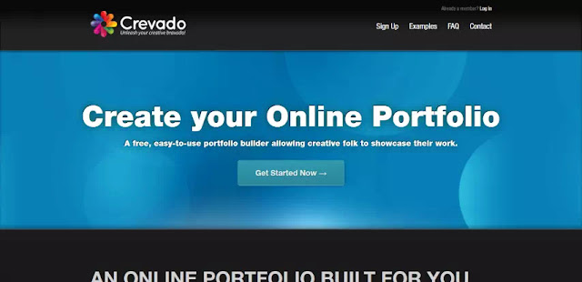 Daftar Website Gratis Untuk Showcase Karya DKV Kamu! 9 Crevado (www.crevado.com)