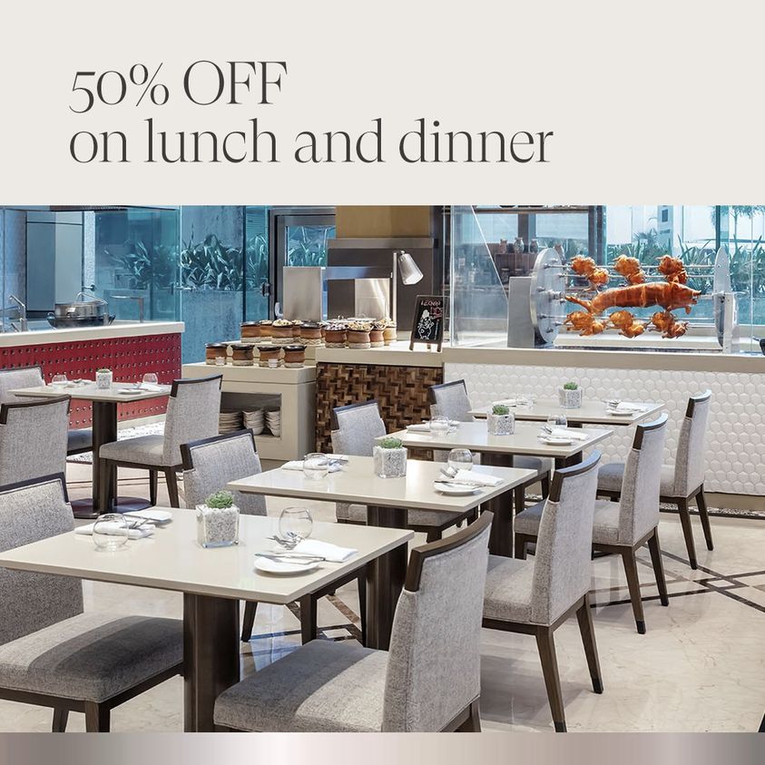 Sheraton 2nd Year Anniversary Promo 50 OFF on Lunch & Dinner Buffet