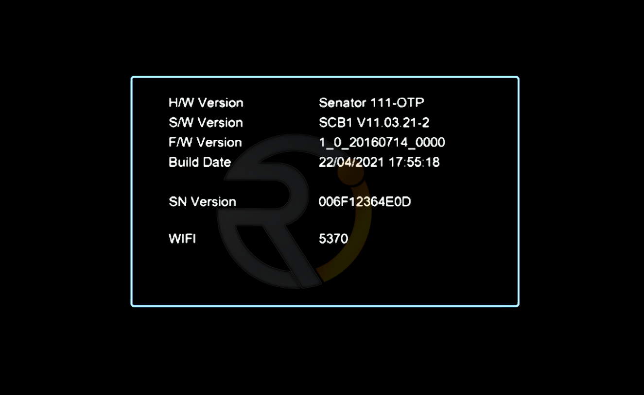 SENATOR 111 1506T RECEIVER NEW SOFTWARE UPDATE 2021 SCB1 V11.03.21
