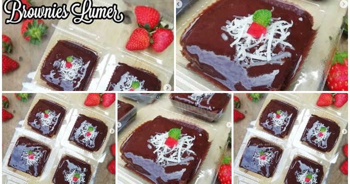 Resep Brownies Lumer Cocok Nih untuk Ide Jualan 2000-an, Murah Meriahh....