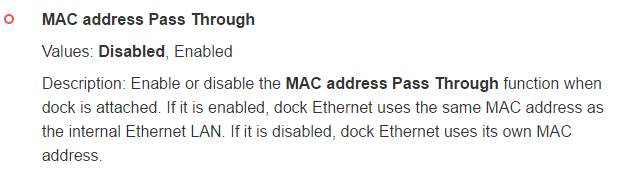 only one passthrough mac address only one passthrough mac address