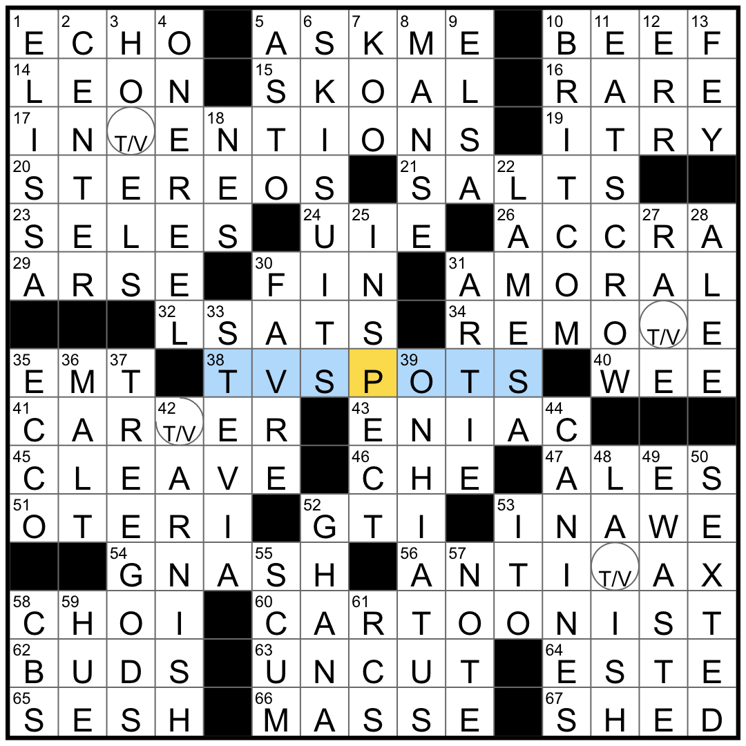 Rex Parker Does The NYT Crossword Puzzle Kodama In Japanese Mythology 