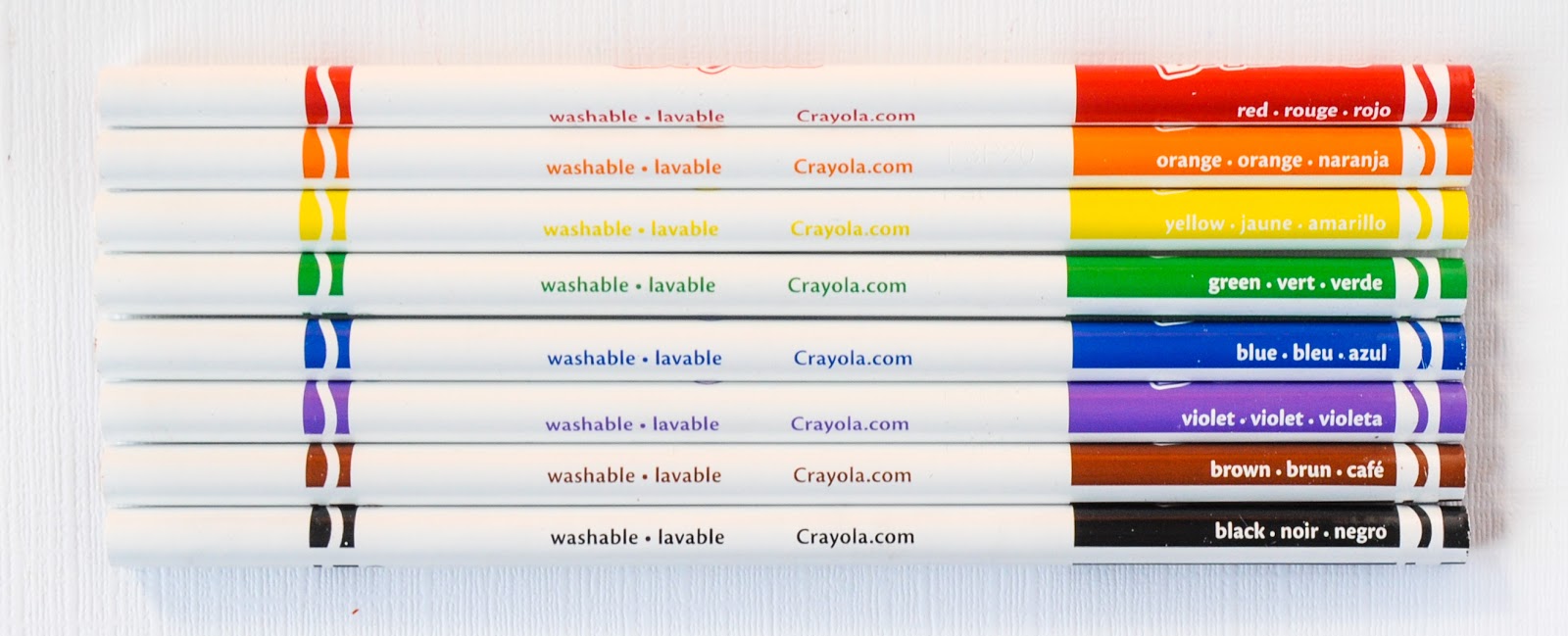 8 Count Crayola Washable Dry Erase Colored Pencils What's Inside the