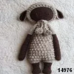 patron gratis muñeca cordero lalylala amigurumi, free pattern amigurumi lalylala lamb doll