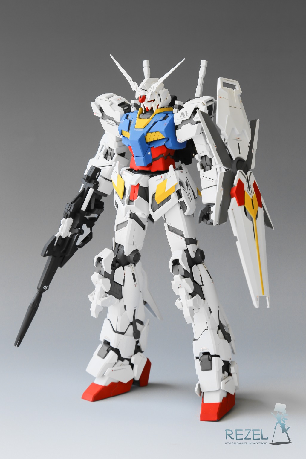 GUNDAM GUY: MG 1/100 Unicorn Gundam Ver. AMURO RAY' - Painted Build
