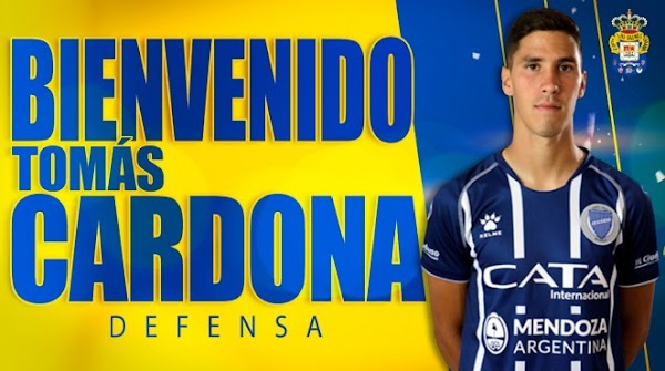 Oficial: Las Palmas, llega cedido Tomás Cardona