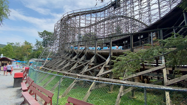 Twister Roller Coaster Helix Knoebels