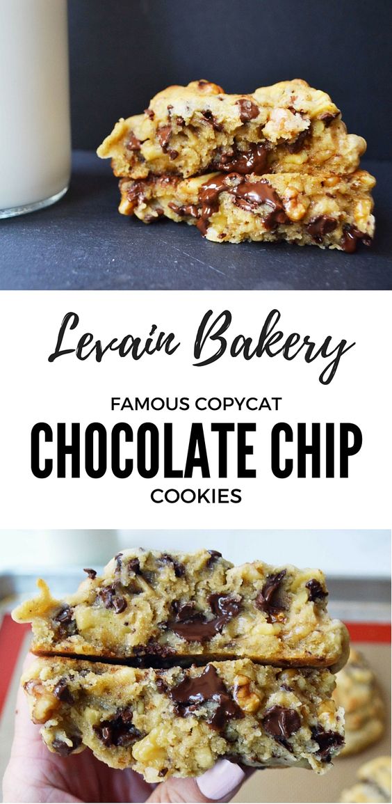 The perfect copycat cookie recipe from the famous New York City Bakery, Levain Bakery. The oversized chocolate chip cookies are unlike any cookie around and are the BEST chocolate chip cookies. This recipe is the closest I have found to the original. The perfect copycat cookie recipe from the famous New York City Bakery, Levain Bakery. The oversized chocolate chip cookies are unlike any cookie around and are the BEST chocolate chip cookies. This recipe is the closest I have found to the original.