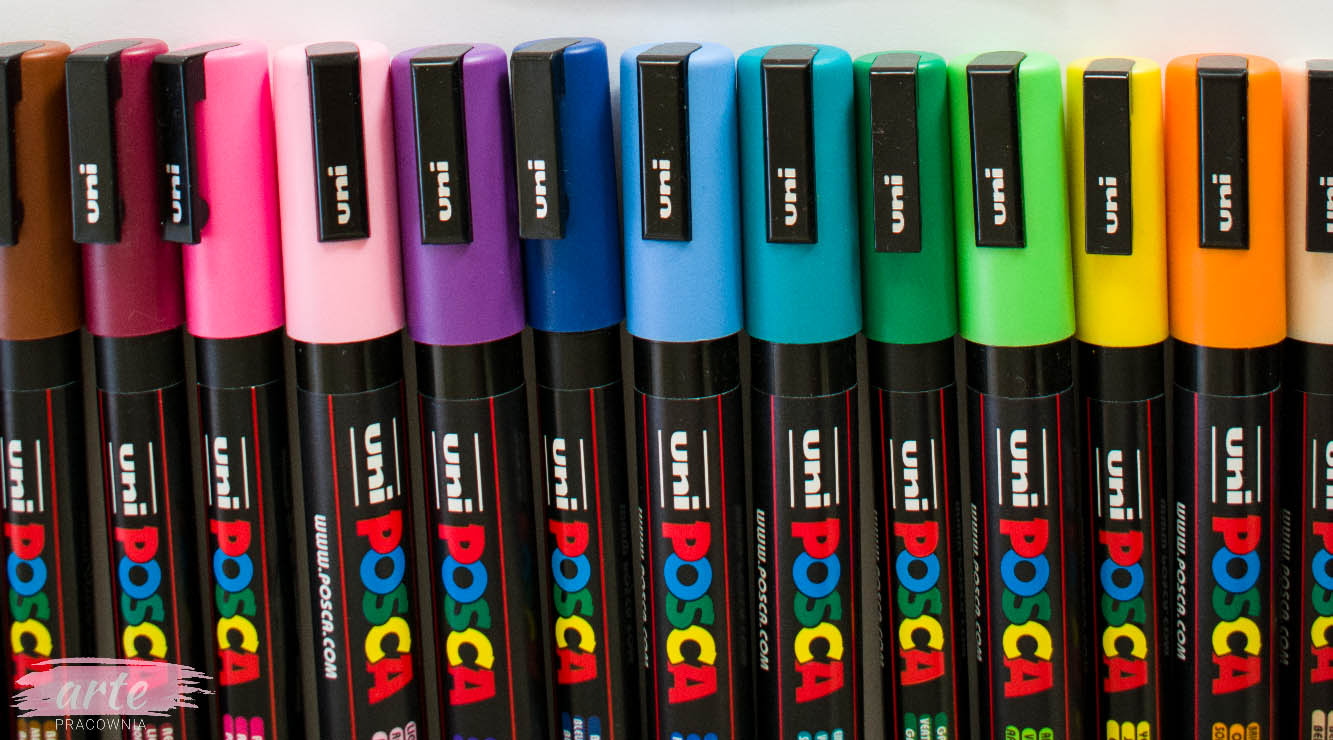 New Styles Every Week POSCA MOP'R paint marker, PCM-22 - red - Live in  Colors, pocas markers