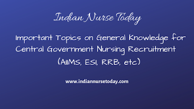 general awareness for rrb staff nurse