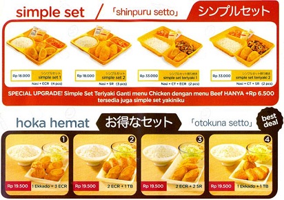 Daftar Harga Sajian Delivery Hoka Hoka Bento Terbaru Harga Menu Delivery Lengkap