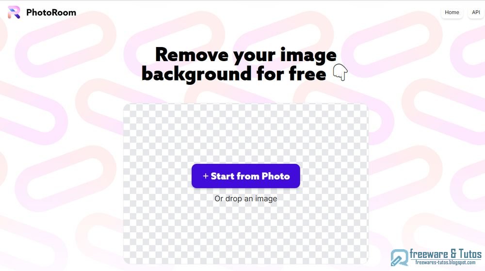 PhotoRoom Background Remover un autre outil en ligne gatuit pour