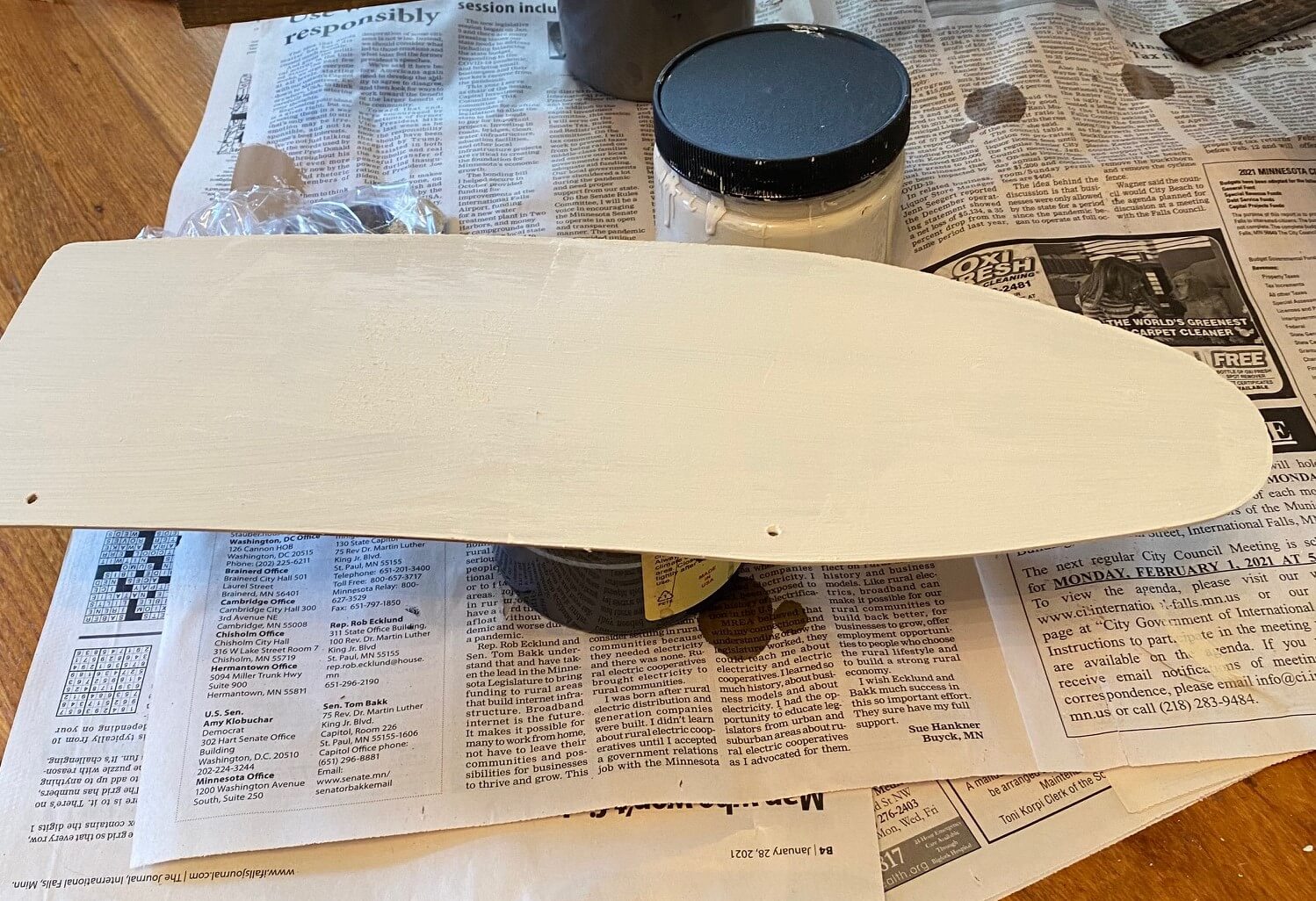 Dollar Tree Ironing Board Sign Upcycled As Farmhouse Laundry Room Decor