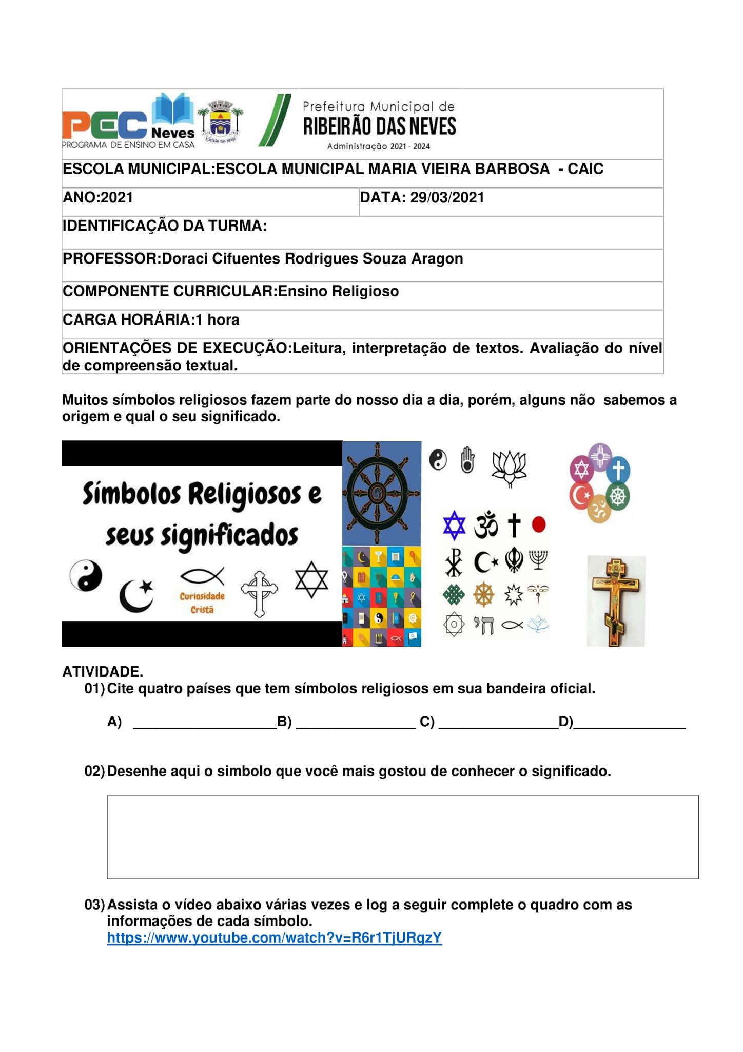 SÍMBOLOS RELIGIOSOS E SEUS SIGNIFICADOS!