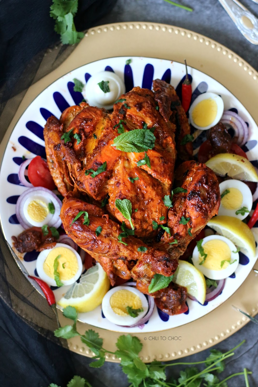 Murgh Musallam (Mughal-Style Stuffed Whole Chicken) Murgh Musallam (Mughal-Style Stuffed Whole Chicken)