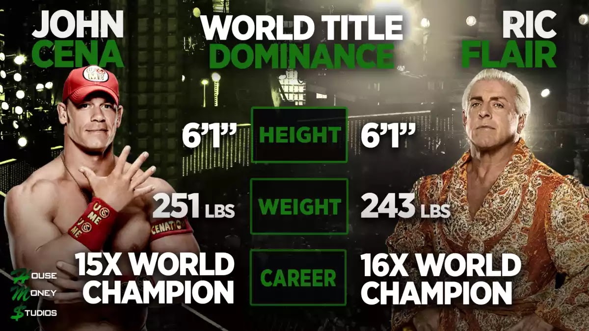 should john cena tie ric flair with 16 world championships