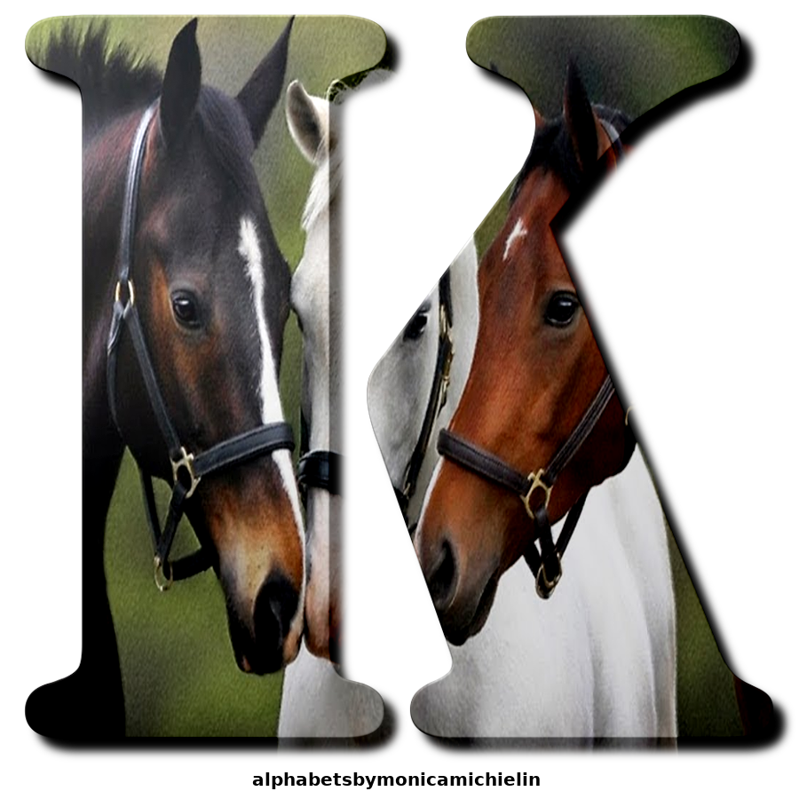 M. Michielin Alphabets THREE HORSES ALPHABET ARMY FONT AND ICONS PNG