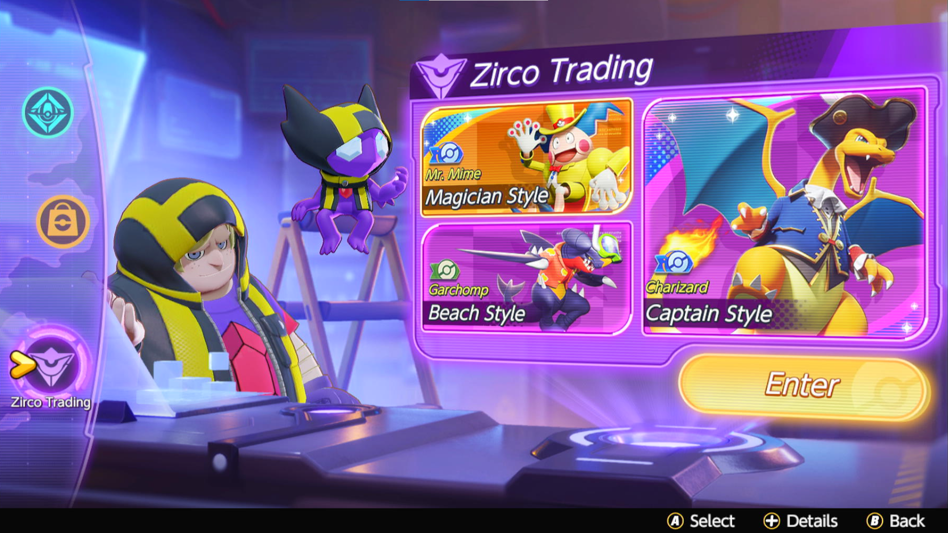 Pokémon Unite Lojas e Moedas