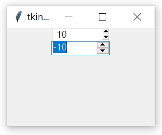 小狐狸事務所: Python 內建 GUI 模組 tkinter 測試 (十三) : Spinbox 元件