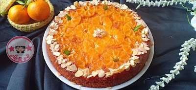 بسبوسة المندرين ببيضة واحدة