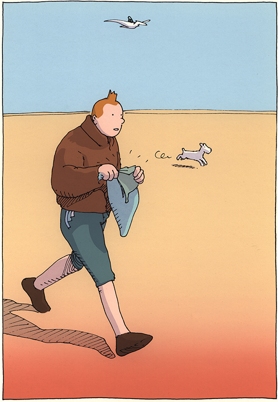 [Librairie] La comete de Carthage > Moebius fait courir Tintin dans le Desert B…