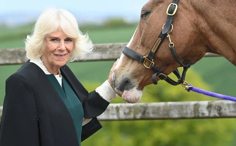 The Duchess made a visit to Kilcooley Women’s Centre in Bangor and the charity Horses for People