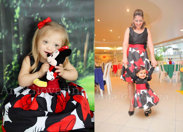 Vestidos Minnie Ana Giovanne, vestidos infantil de festa