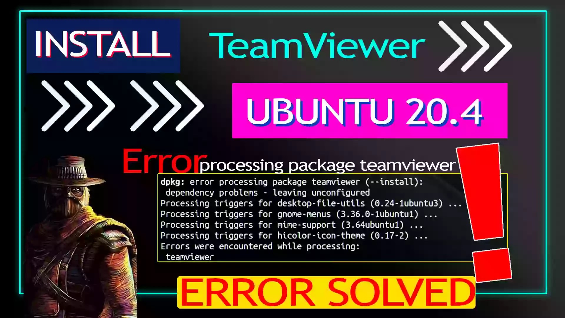 Error processing package