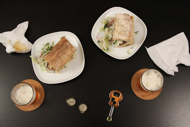 Roasted Pork Tenderloin Sandwiches with Apple Fennel Slaw