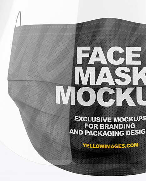 Download Medical Face Mask Mockup PSD Mockup Templates