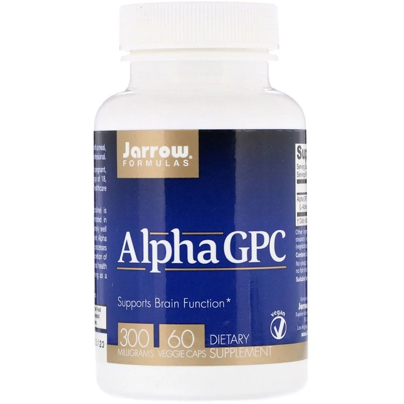 Jarrow Formulas, Альфа ГФХ, 300 мг, 60 растительных капсул