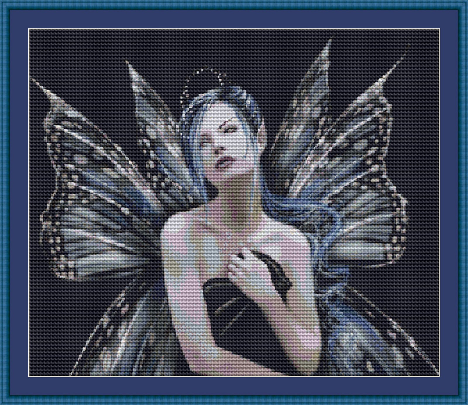 Cross Stitch Works Butterfly Fairy 101111251 Free Cross Stitch Pattern