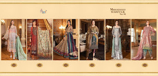 Shree Fab Mbroidered mariya b vol 12 Pakistani Suits