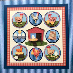 chicken coop sampler theme july itself chickens roosters carton eggs course
